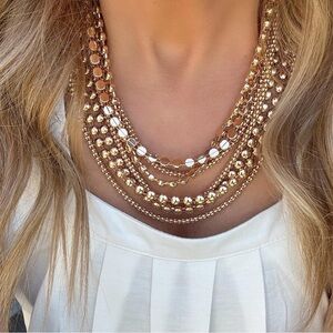 Park Lane Zelda Gold Multi-Strand Statement Necklace